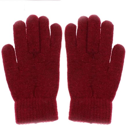 *** Handschoenen van extra zacht Wol - Classic - Rood - van Heble® ***