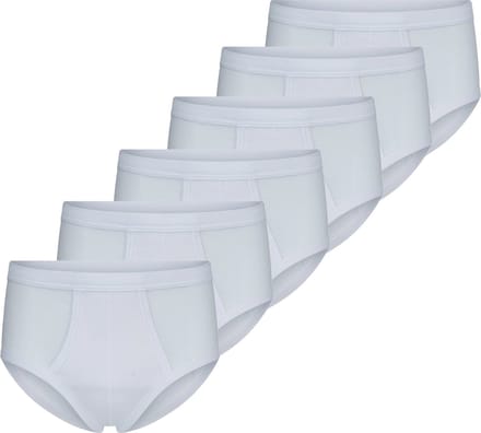 Beeren heren slip wit 100% Katoen 6 stuks  - M