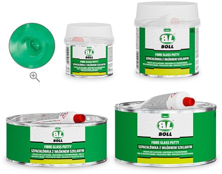 BOLL Glasvezelplamuur 200g set z verharder 8g