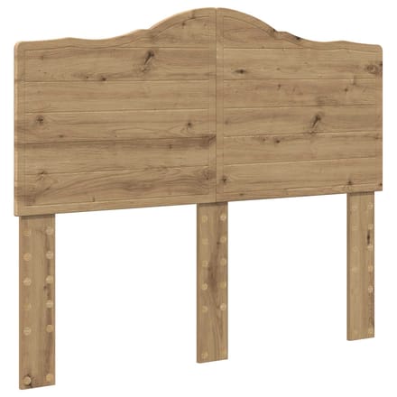 vidaXL Hoofdbord Artisan Eiken Bewerkt hout