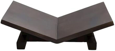 Boekensteun Wiggins | Walnut - Hout | L37 x B13 x H23 cm