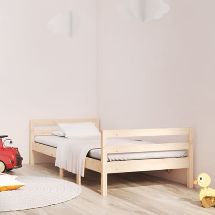 vidaXL - Bedframe - zonder - matras - massief - grenenhout - 90x190 - cm