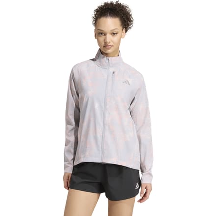 Adidas Adi365 Animal Print Iconic Jacket Jassen Dames - Grijs - Maat M (38-40) - Poly Mesh