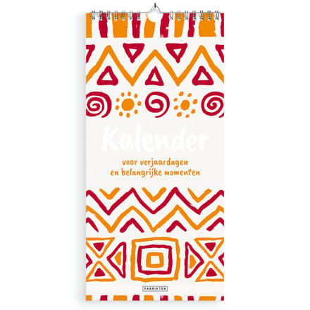 Fabrikten Verjaardagskalender Soul - 14 x 29,7 cm - Boho