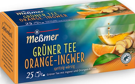 Messmer Groene Thee Sinaasappel Gember 1.75gr - 12x 25 stuks