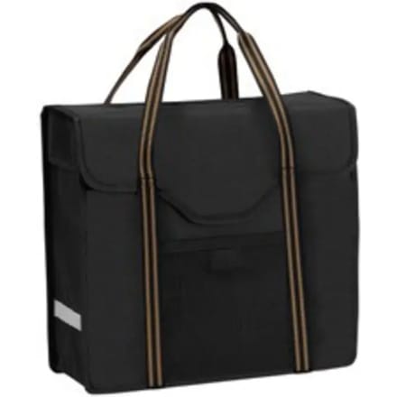 Willex Shopper - Enkele Fietstas - Black/light brown