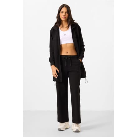 Dames Katoenmix Sweatshirt en Wijde Broek Set