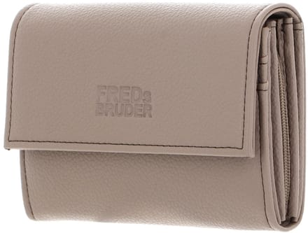 FREDsBRUDER Leren Portemonnee Bestie Wallet With Lock Powder Taupe