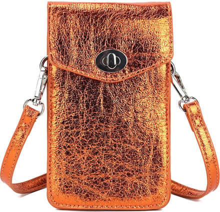 Giuliano Metallic Telefoontas Britt - oranje