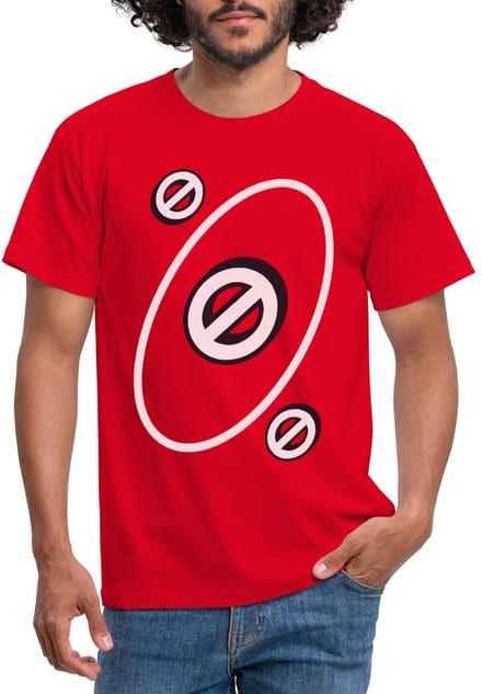 UNO Sla-Beurt-Over Kaart Kostuum T-Shirt Heren
