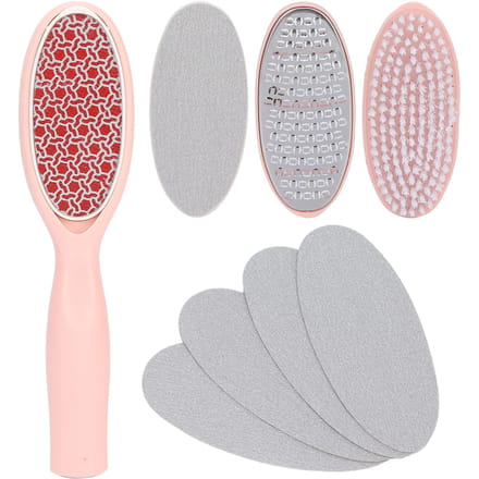Kit de Limes à Pieds pour Pédicure Professionnel Râpe Éliminateur de Callosités Peaux Mortes gray