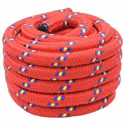 vidaXL - Boottouw - 5 - mm - 5 - m - Rood