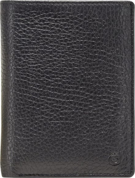 Esquire Herten portemonnee leer 9 cm - Jongens - Staand formaat - schwarz