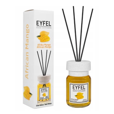 EYFEL - REED DIFFUSER - GEURSTOKJES - HUISPARFUM - AFRICAN MANGO - 120ML