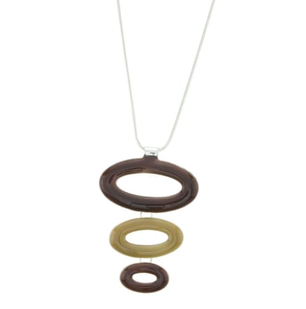Behave ketting - Gekleurde hangers - Nikkelvrij - Modeaccessoire