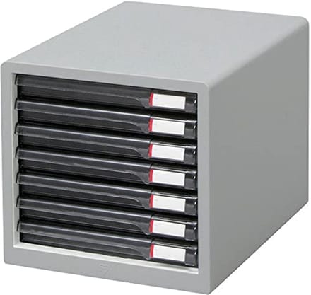 Slanke lichtgrijze brievenbus L-7SR voor Japanse import