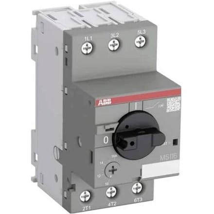 ABB 1SAM 250 000 R1010 MS 116-10,0 Motorbeveiligingsschakelaar Instelbaar 690 V/AC 10 A 1 stuk(s)