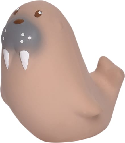 TIKIRI Mijn Eerste Pooldiertje - Zeeleeuw - Natuurlijk Rubber - Met Belletje - 0 Jaar