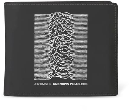 Rocksax Joy Division - Unknown Pleasures Bifold portemonnee - Zwart