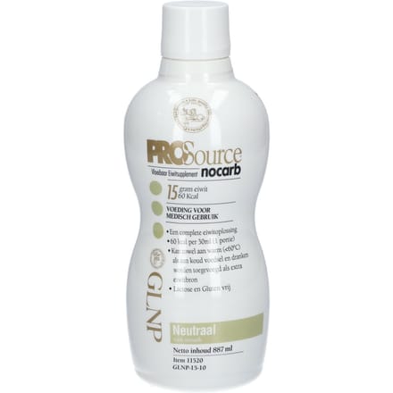 Prosource Nocarb Neutraal 15g Eiwit/30ml Fl 887ml