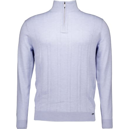 Gentiluomo Turtle Zip Ls Sweaters Lichtblauw K9098-272