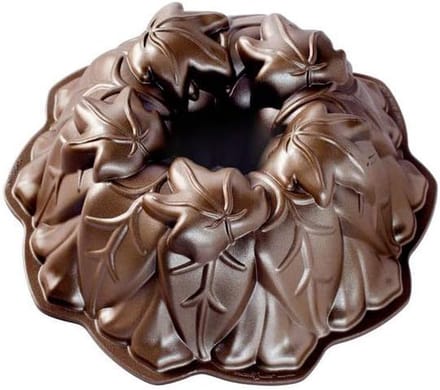 Herfstbladeren Bakvorm - Aluminium, 26.7 x 26.7 x 9.5 cm