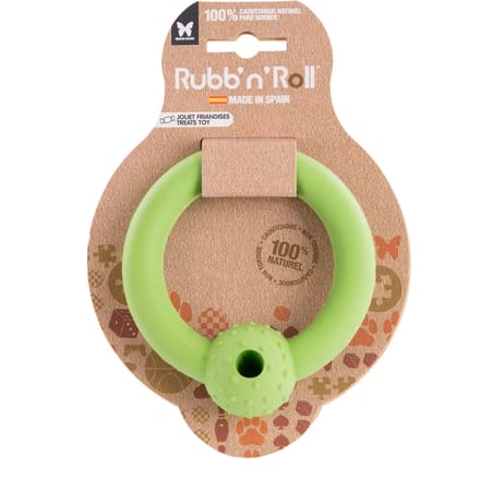 Honden speelgoed snackring Martin Sellier Rubb'n