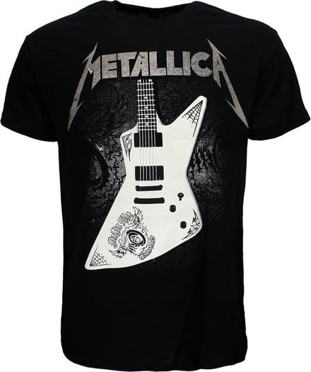 Metallica Papa Het Guitar T-Shirt - Officiële Merchandise - M