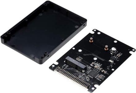 SSD Adapter Behuizing - Converter Case - Oude Laptop Upgrade - mSATA naar PATA IDE - 2.5 inch - Zwart