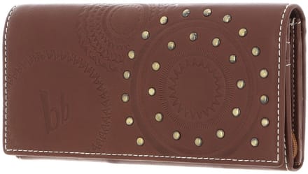 bruno banani Leren Portemonnee Saragossa Wallet Cognac Lichtbruin