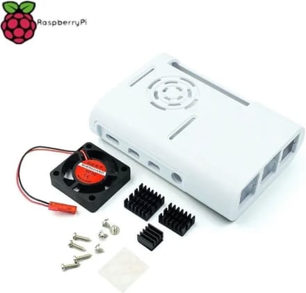 Raspberry Pi 4 behuizing met warmte afvoer ventilator