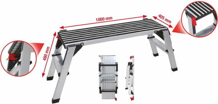 SKANA Opstap - 100x30x48 cm - max 150 Kg
