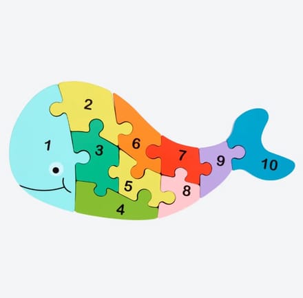 Mini Matters Houten Telpuzzel Walvis
