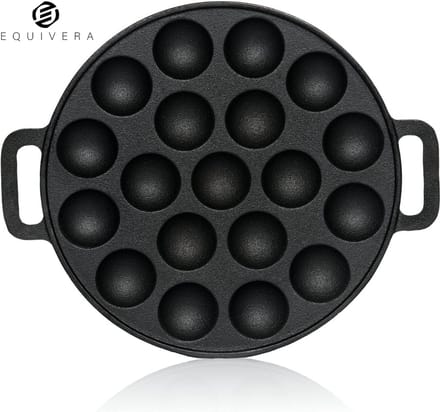 Equivera Poffertjespan - Pan voor Poffertjes - Poffertjesmaker - Poffertjespannen
