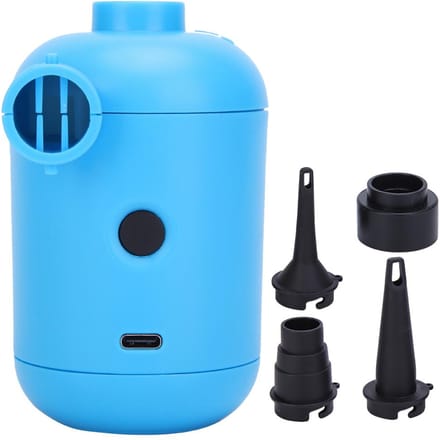 HT?426 USB Elektrische Luchtpomp Universele DC5V Opblazer voor Pneumatische Boot Opblaasbaar Bed Sofa blue