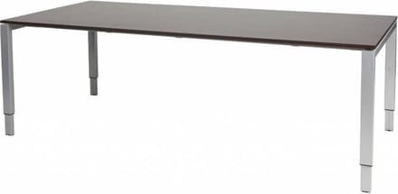 Vergadertafel Domino - 220x100 logan - alu frame