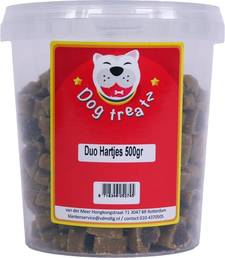 Dog Treatz - Duo Hartjes Hondensnack