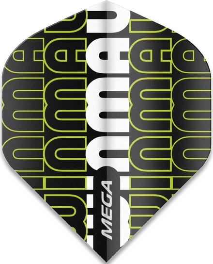 Winmau Mega Standard Green - Dart Flights