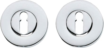 Intersteel Rozet sleutelgat rond verdekt chroom 50mm