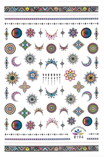Allepaznokcie - Nagelstickers - Dunne Ornamenten