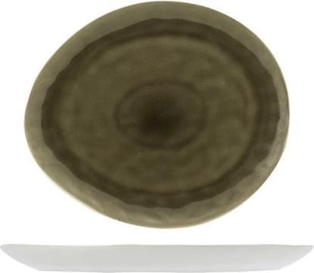 Cosy & Trendy Gebaksbordje Spirit Olive 15 x 11 cm