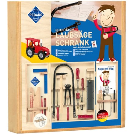 Figuurzaag werktuigenkast, 18 st.