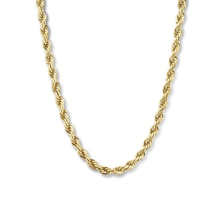 Collier Koord 5,7 Mm 43 + 3 Cm Ion Plating Edelstaal