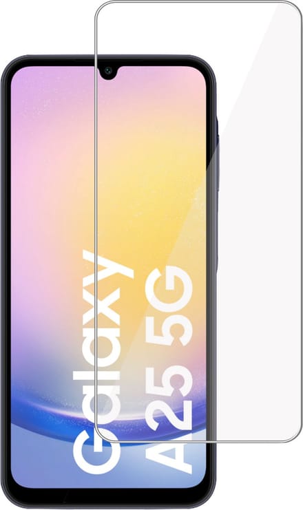 Screenprotector geschikt voor Samsung Galaxy A25 – Gehard Glas - Proteqt+
