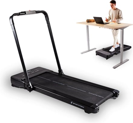 Sportstech sPad1000 2-in-1 loopband - 17% helling - 12 km/u - inklapbaar