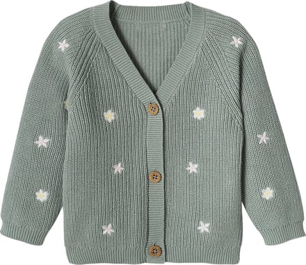 Vertbaudet Babyvestje met borduursel en V-hals van Engels ribbreisel