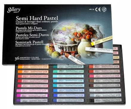 Mungyo Droge Halfharde Pastels, Set van 36 Kleuren