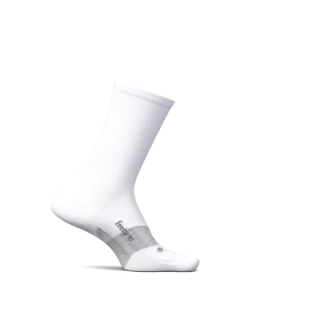 Feetures - Elite Ultra Light Mini Crew - White - Wit / MEDIUM