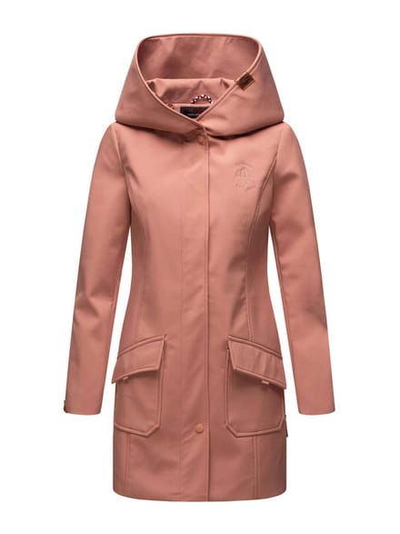Marikoo dames softshelljas – Mayleen, waterafstotend met capuchon