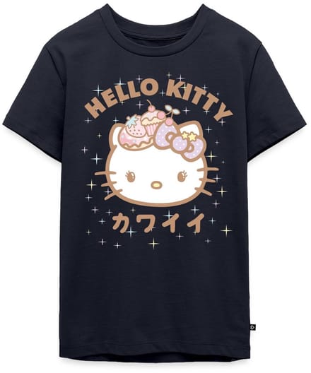 Hello Kitty Kawaii Stijlen Met Sterren Premium T-Shirt Tiener